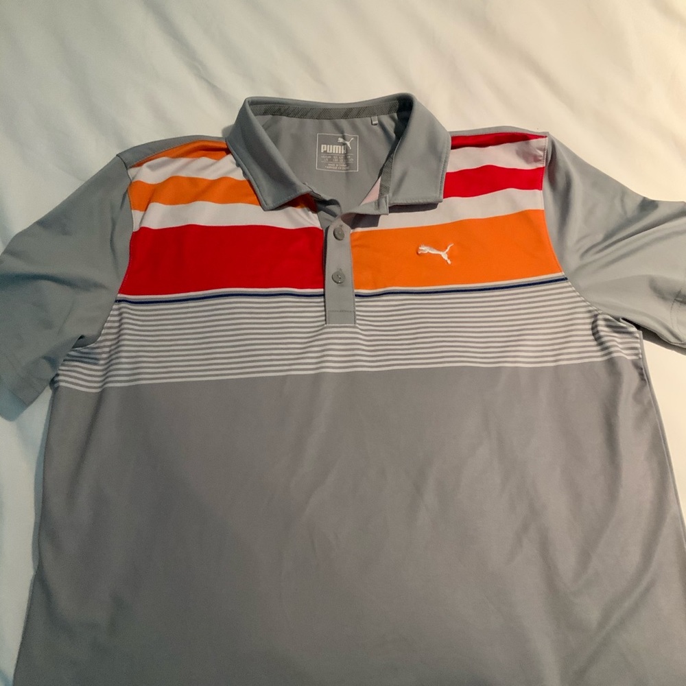 Puma Golf Shirt Boys Size Large